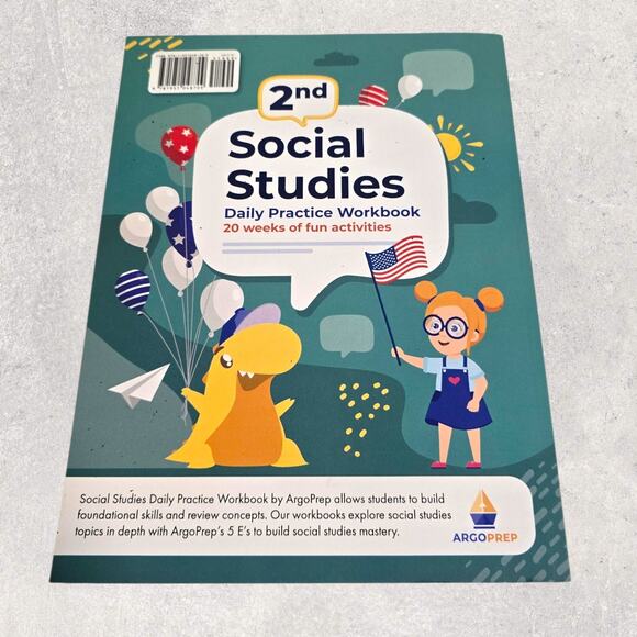 2nd Grade Social Studies: Daily Practice Workbook - Home-School - Picture 2 of 2